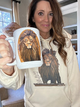 Load image into Gallery viewer, "Lion" mug + greeting card