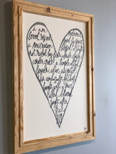 Load image into Gallery viewer, Who I am - heart artwork