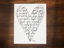Load image into Gallery viewer, Who I am - heart artwork