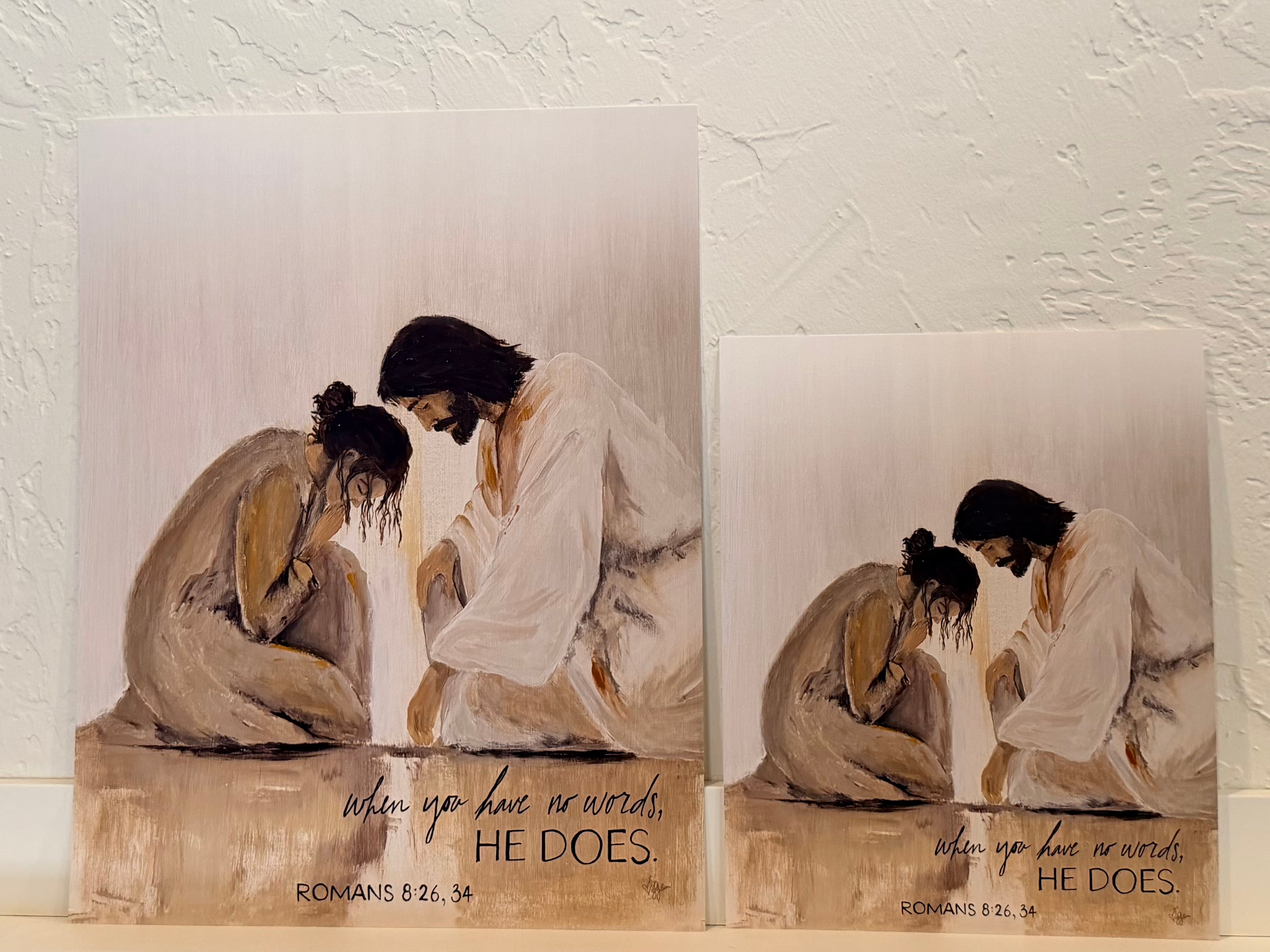 No words | Romans 8 – Story Designs {by Heather Gilion}