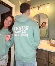 Load image into Gallery viewer, “Jesus Loves Me and You" Hoodie