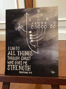 I can do all things - football